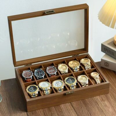 Luxury Wooden Watch Display Box for Home Collection