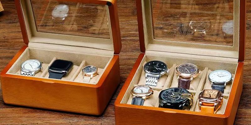 Custom Solid Wood Vintage Wooden Watch Box