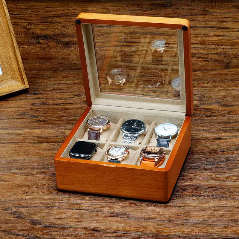 Custom Solid Wood Vintage Wooden Watch Box