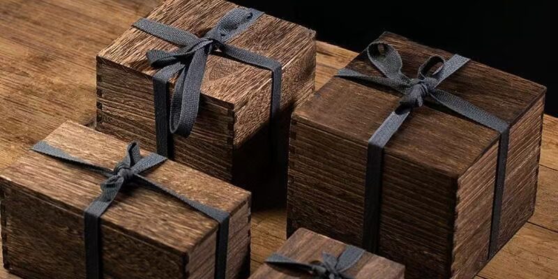 Custom Wooden Gift Box for Teacup and Teaware Storage