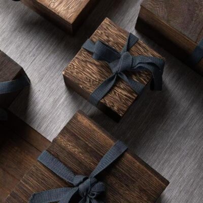 Custom Wooden Gift Box for Teacup and Teaware Storage