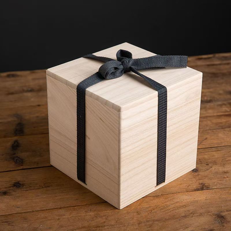 Custom Wooden Gift Box for Teacup and Teaware Storage