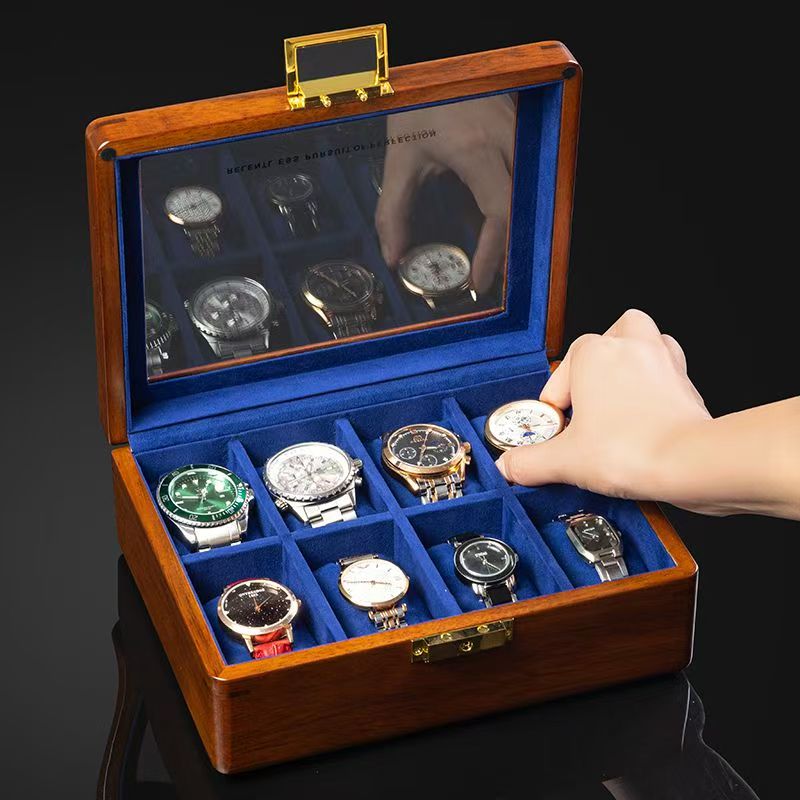 Elegant Luxury Wooden Watch Box for Home Display