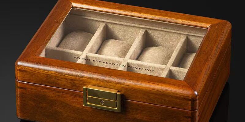 Elegant Luxury Wooden Watch Box for Home Display