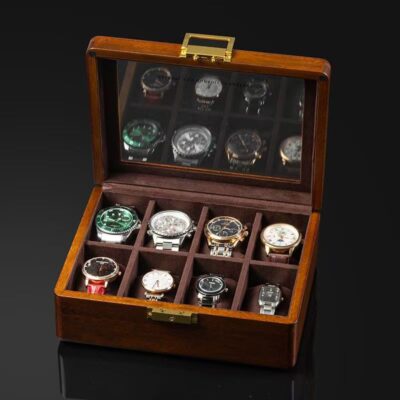 Elegant Luxury Wooden Watch Box for Home Display