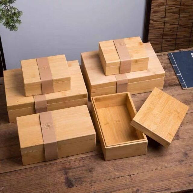 High-End MDF Wooden Box for Gift Packaging