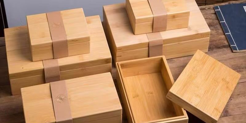High-End MDF Wooden Box for Gift Packaging