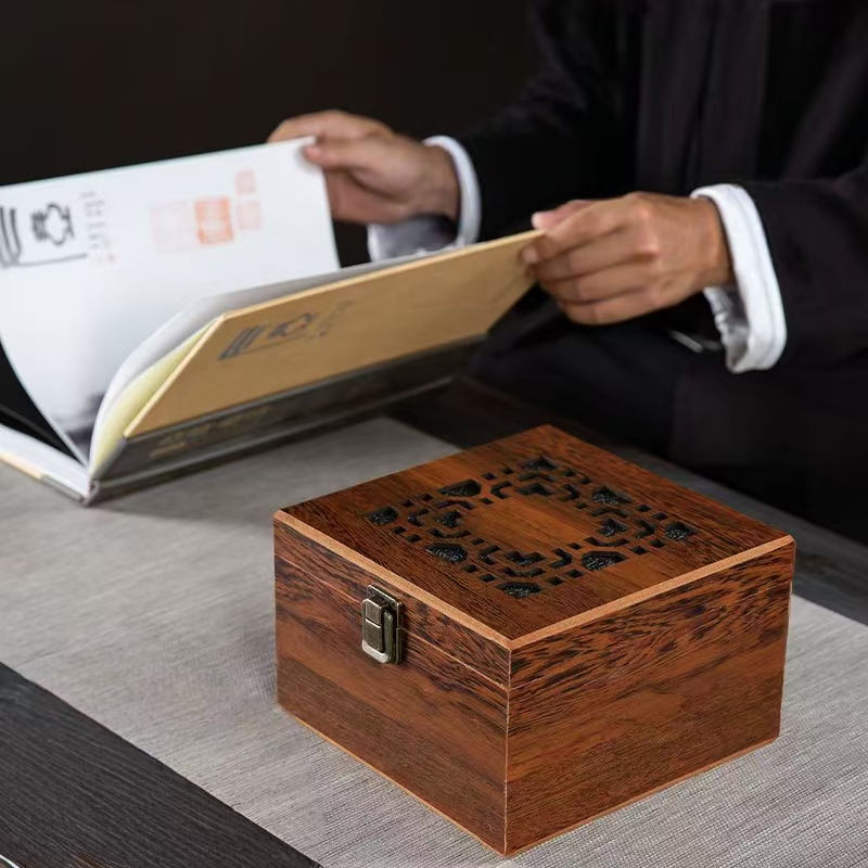Custom Wooden Gift Box for High-End Teapot