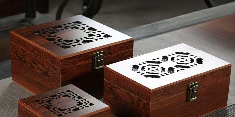 Custom Wooden Gift Box for High-End Teapot