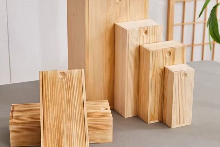 Rectangular MDF Wooden Gift Box for Elegant Storage (1) Rectangular MDF Wooden Box for Gift and Jewelry Storage