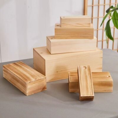 Rectangular MDF Wooden Box for Gift and Jewelry Storage