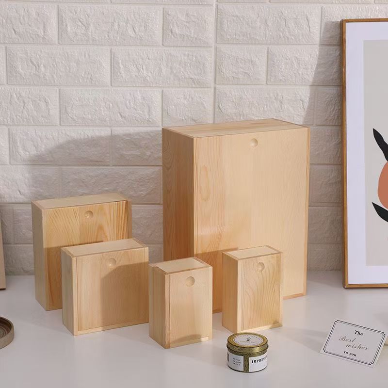 Rectangular MDF Wooden Box for Gift and Jewelry Storage