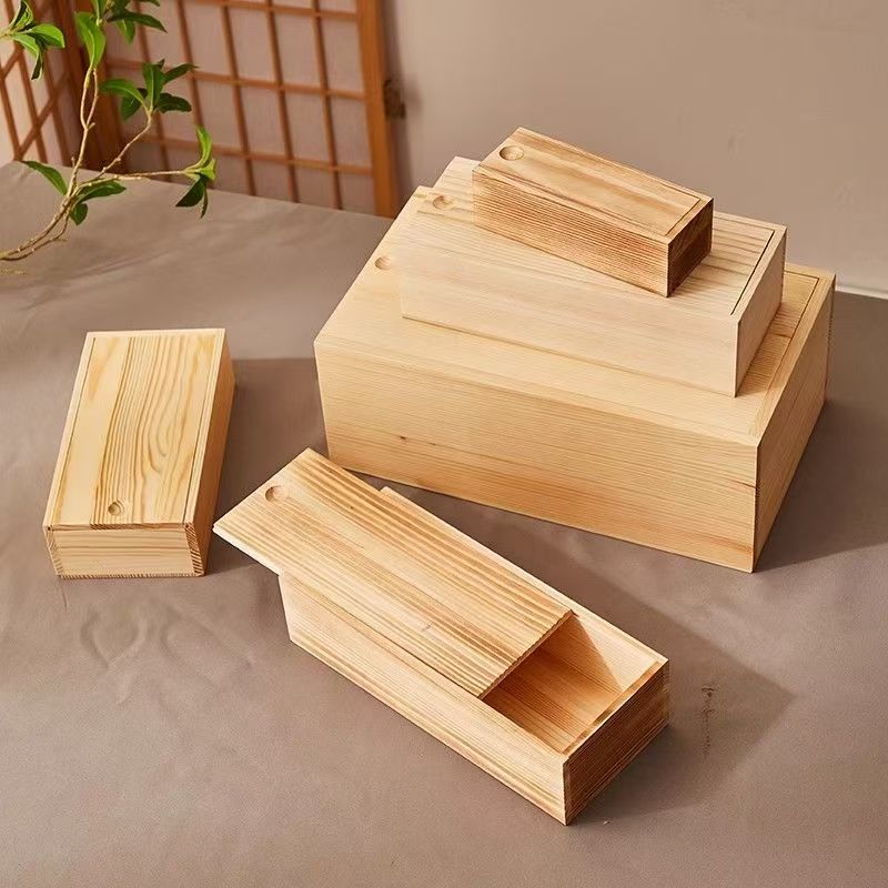 Rectangular MDF Wooden Box for Gift and Jewelry Storage