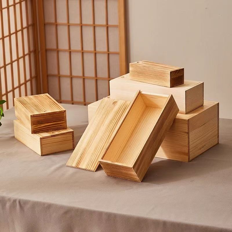 Rectangular MDF Wooden Box for Gift and Jewelry Storage