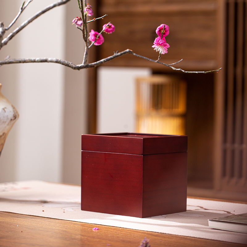 Vintage MDF Wooden Box for Porcelain and Jewelry Packaging