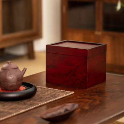 Vintage MDF Wooden Box for Porcelain and Jewelry Packaging