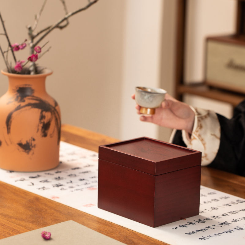 Vintage MDF Wooden Box for Porcelain and Jewelry Packaging