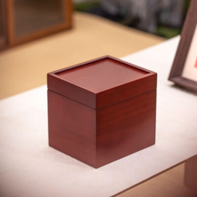 Vintage MDF Wooden Box for Porcelain and Jewelry Packaging