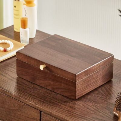 Vintage Luxury Wooden Jewelry Box for Elegant Storage