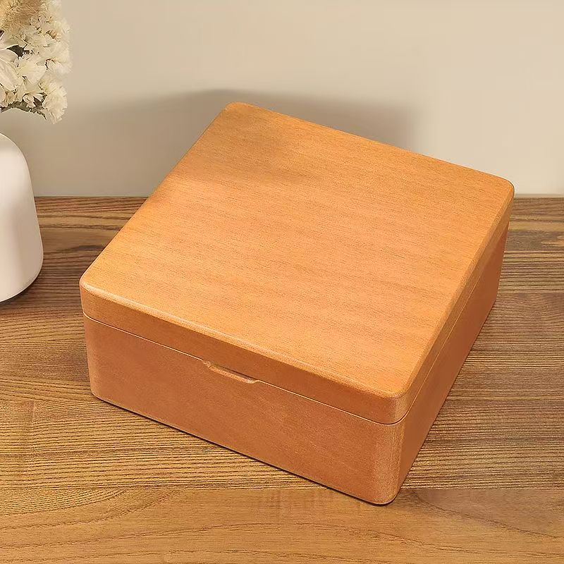 Custom Vintage Wooden Watch Box for Home Storage