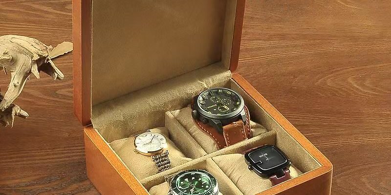 Custom Vintage Wooden Watch Box for Home Storage