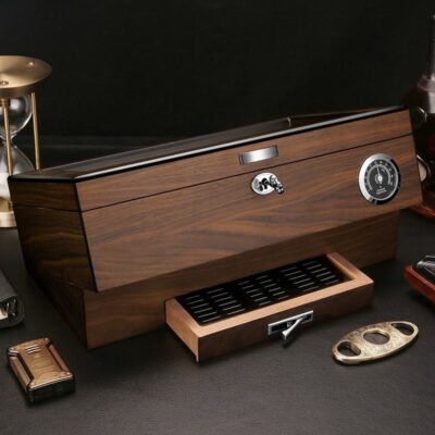 High-Quality Classic Large Wooden Cigar Boxes