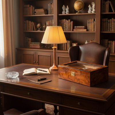 High-Quality Classic Large Wooden Cigar Boxes