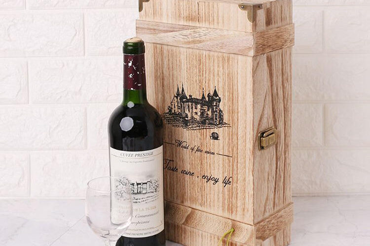 Double Bottle Wooden Wine Boxes for Elegant Wine Presentation (6) Double Bottle Wooden Wine Boxes for Gift Packaging
