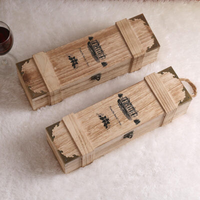 Wooden Wine Boxes for Wine Storage and Display