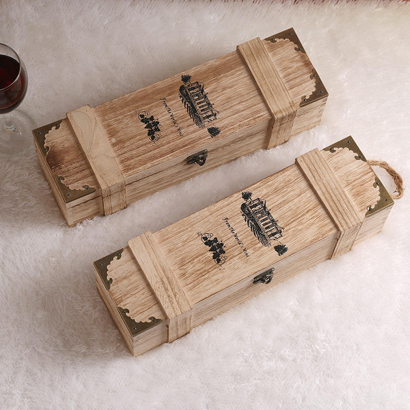 Wooden Wine Boxes for Wine Storage and Display