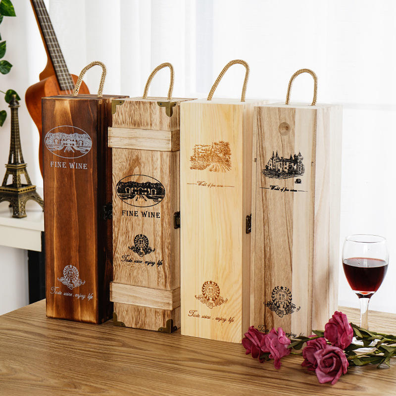Wooden Wine Boxes for Wine Storage and Display