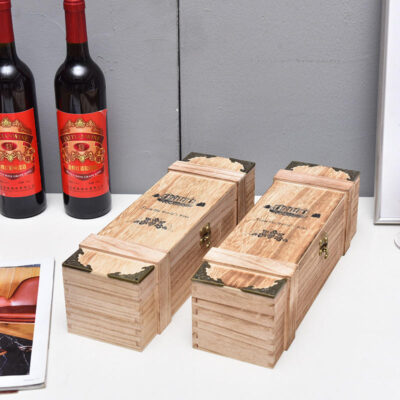 Wooden Wine Boxes for Wine Storage and Display