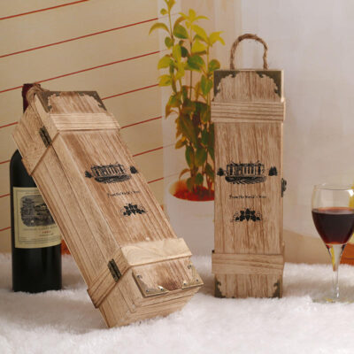 Wooden Wine Boxes for Wine Storage and Display
