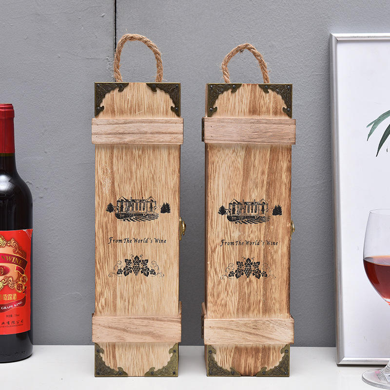 Wooden Wine Boxes for Wine Storage and Display