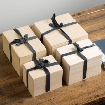 High-End Creative Wooden Gift Boxes for Elegant Packaging