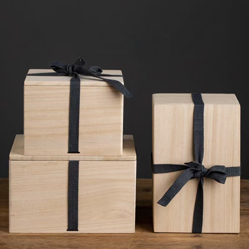 High-End Creative Wooden Gift Boxes for Elegant Packaging