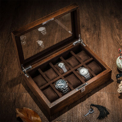 High-Quality Elegant Wooden Watch Boxes with Custom Design