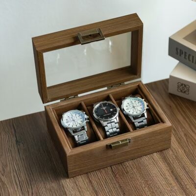 High-Quality Elegant Wooden Watch Boxes with Custom Design