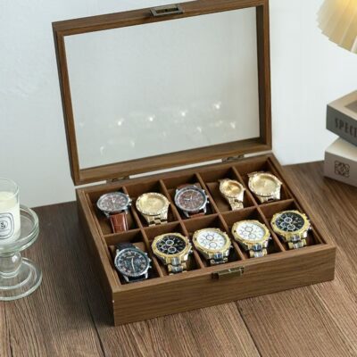 High-Quality Elegant Wooden Watch Boxes with Custom Design