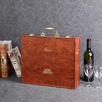 Luxury Wooden Wine Boxes for Premium Wine Packaging