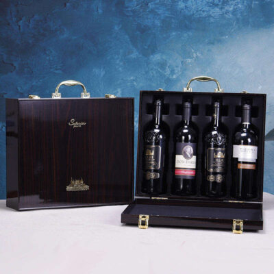 Luxury Wooden Wine Boxes for Premium Wine Packaging