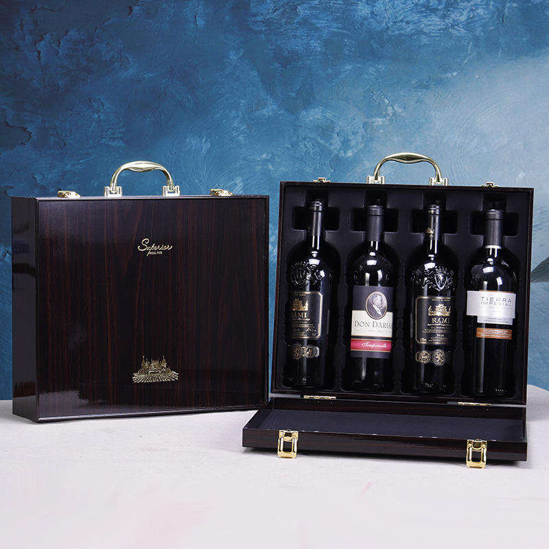 Luxury Wooden Wine Boxes for Premium Wine Packaging