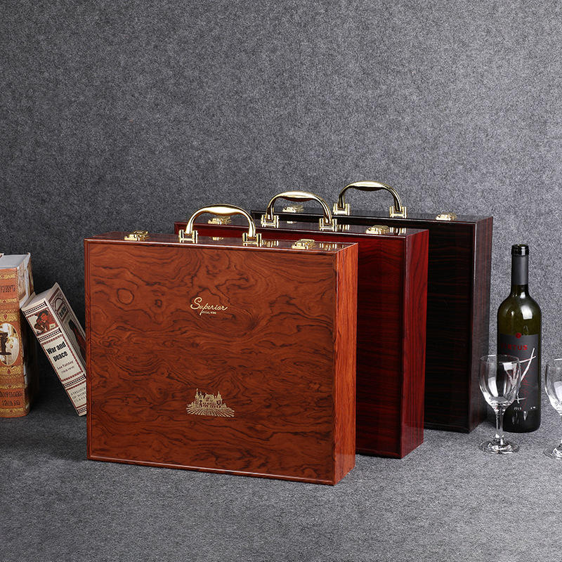 Luxury Wooden Wine Boxes for Premium Wine Packaging