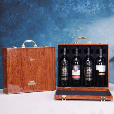 Luxury Wooden Wine Boxes for Premium Wine Packaging