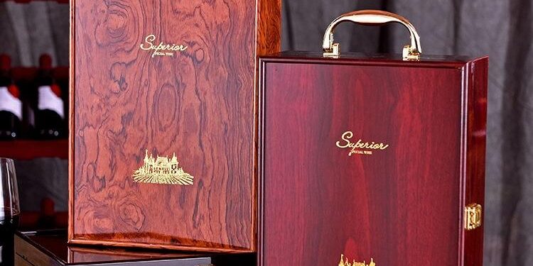 Luxury Vintage Wooden Wine Boxes for Gift Packaging