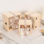 Luxury Flip-Lid Wooden Gift Boxes for Birthday and Graduation Gifts