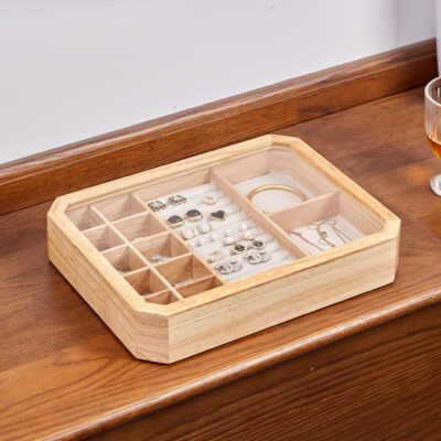 Luxury Wooden Jewelry Boxes for Wedding and Birthday Gifts