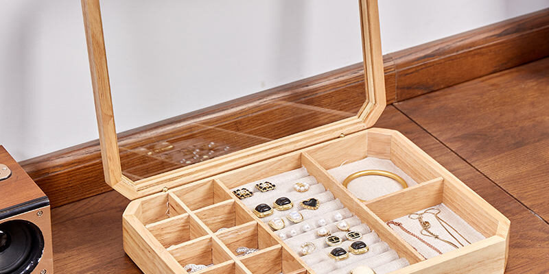 Luxury Wooden Jewelry Boxes for Wedding and Birthday Gifts