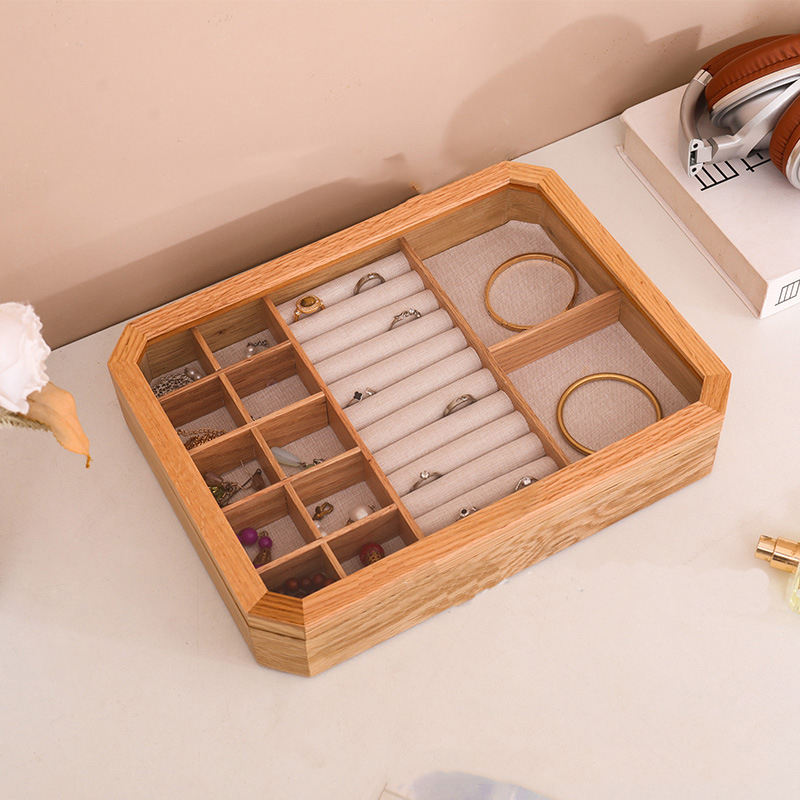 Luxury Wooden Jewelry Boxes for Wedding and Birthday Gifts