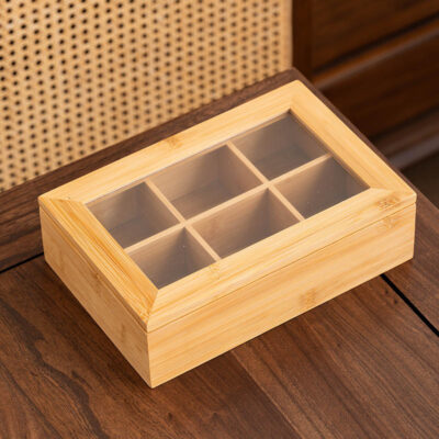 Wooden Tea Boxes for Tea Gift Storage and Packaging